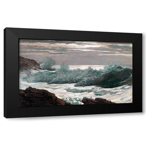 Early Morning After a Storm at Sea Black Modern Wood Framed Art Print with Double Matting by Homer, Winslow