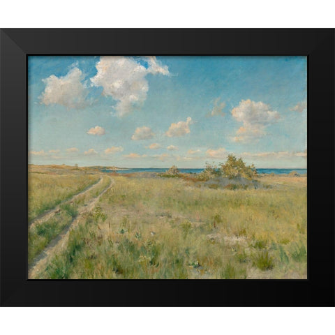 The Old Road to the Sea Black Modern Wood Framed Art Print by Chase, William Merritt