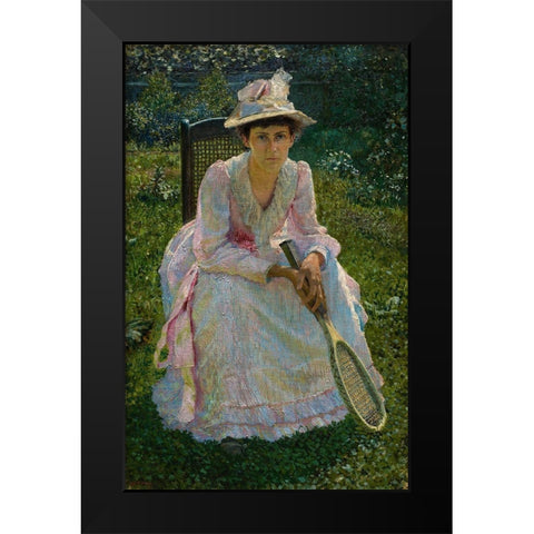 Mary Holland Bacher Black Modern Wood Framed Art Print by Bacher, Otto H.