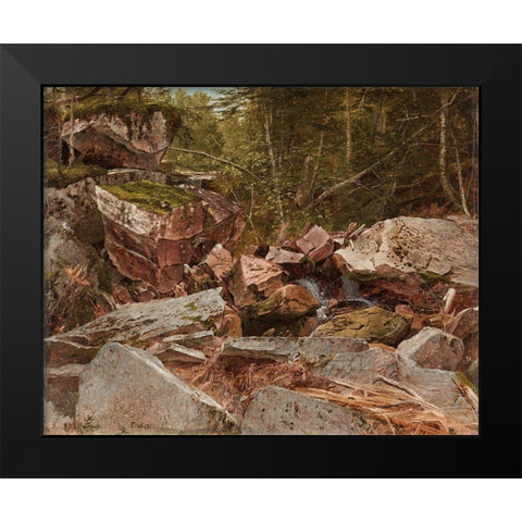 Study North Conway New Hampshire Black Modern Wood Framed Art Print by Johnson, David