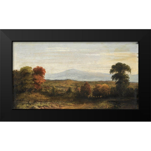 Landscape Black Modern Wood Framed Art Print by Cropsey, Jasper F. Imitator of