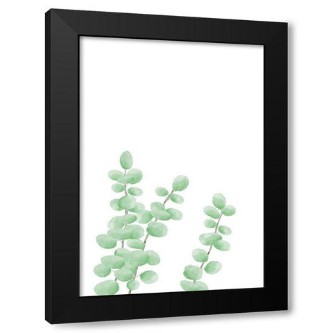 Branches Black Modern Wood Framed Art Print by Uppsala Studio