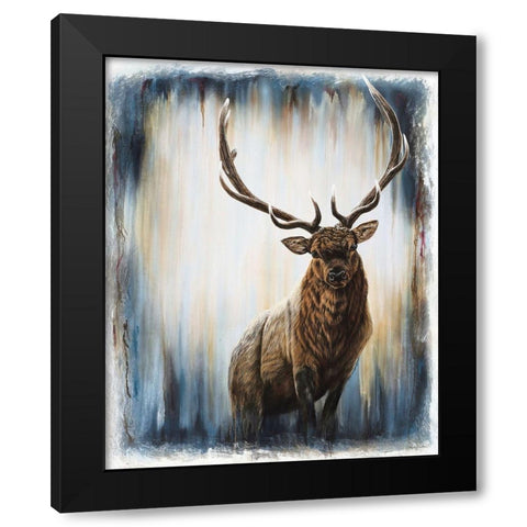 Standing Tall Black Modern Wood Framed Art Print with Double Matting by Bawden, Angela