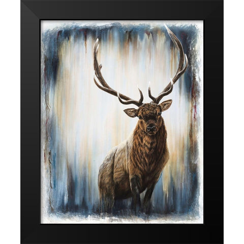 Standing Tall Black Modern Wood Framed Art Print by Bawden, Angela