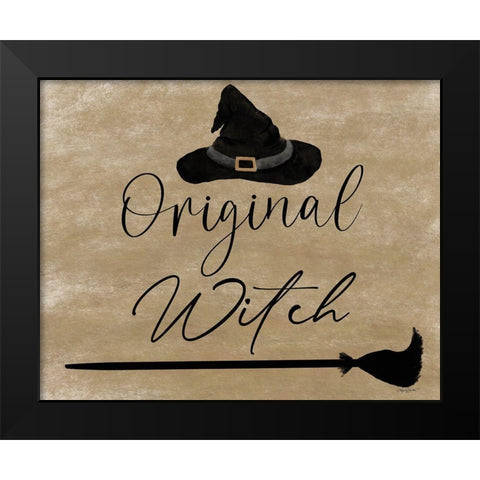 Original Witch Black Modern Wood Framed Art Print by Bawden, Angela