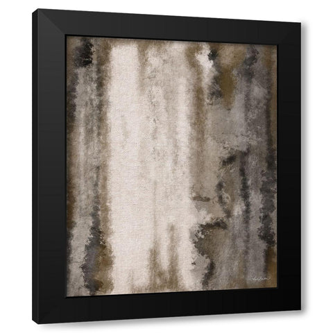 Mocha Java Abstract 1 Black Modern Wood Framed Art Print by Bawden, Angela