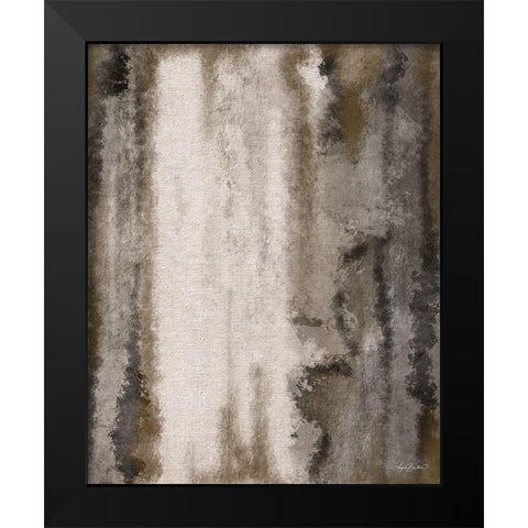 Mocha Java Abstract 1 Black Modern Wood Framed Art Print by Bawden, Angela