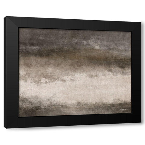 Mocha Java Abstract 2 Black Modern Wood Framed Art Print with Double Matting by Bawden, Angela