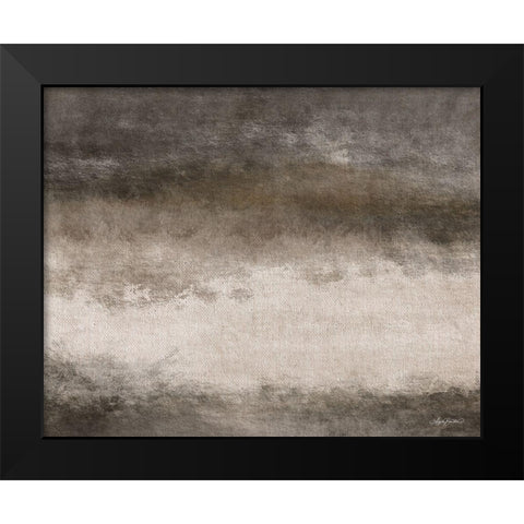 Mocha Java Abstract 2 Black Modern Wood Framed Art Print by Bawden, Angela