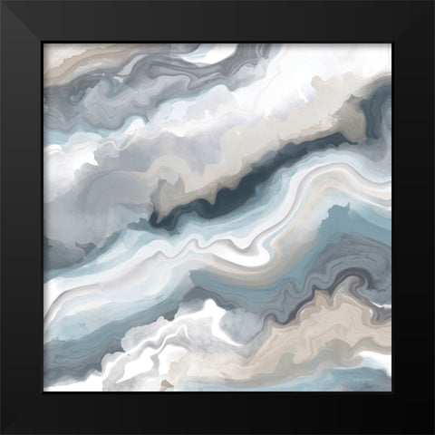 Every Drop Creates a Ripple 1 Black Modern Wood Framed Art Print by Bawden, Angela