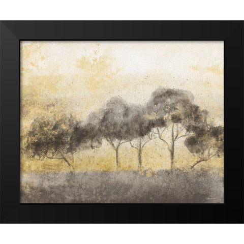 Afterglow 1 Black Modern Wood Framed Art Print by Bawden, Angela