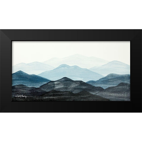 Blue Ridge Mountain Range I Black Modern Wood Framed Art Print by Chavez, April