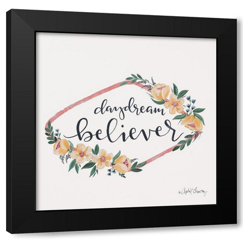 Daydream Believer Black Modern Wood Framed Art Print by Chavez, April