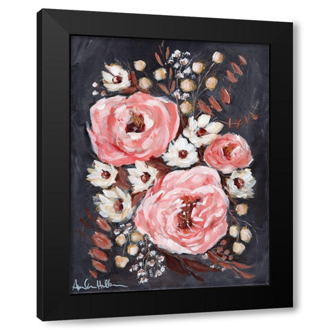 Warmth Black Modern Wood Framed Art Print by Hilburn, Amanda