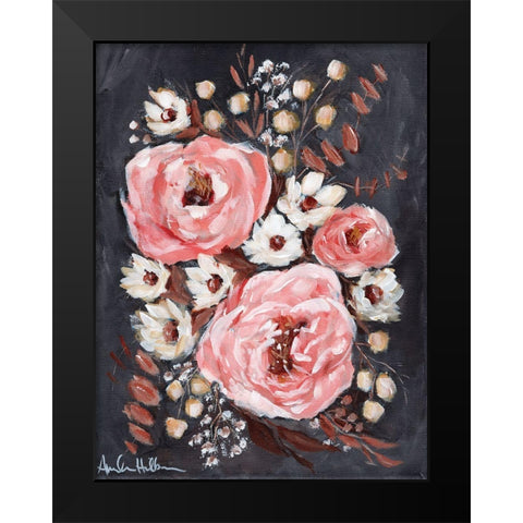 Warmth Black Modern Wood Framed Art Print by Hilburn, Amanda