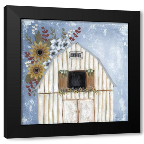 Rustic Memories Black Modern Wood Framed Art Print by Justice, Ashley