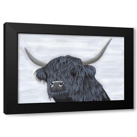 Samson Black Modern Wood Framed Art Print by Justice, Ashley