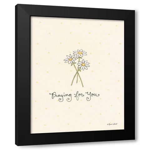 Praying for You  Black Modern Wood Framed Art Print by LaPoint, Annie
