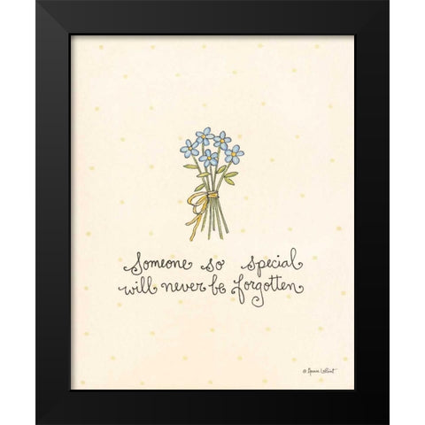 Someone So Special  Black Modern Wood Framed Art Print by LaPoint, Annie