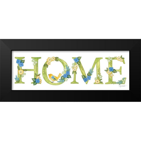 Hydrangeas in Bloom HOME Black Modern Wood Framed Art Print by LaPoint, Annie