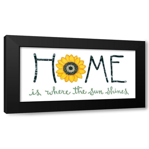 Sunflower Home Black Modern Wood Framed Art Print with Double Matting by LaPoint, Annie