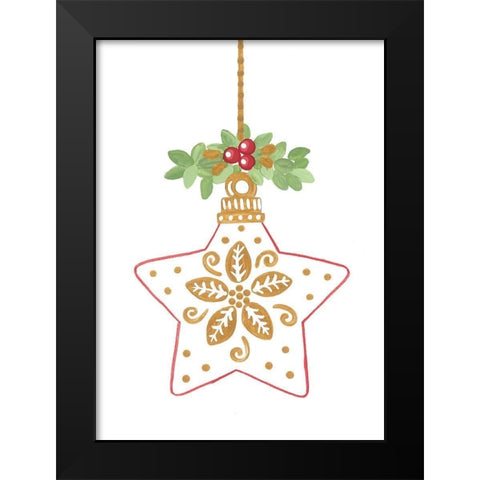 Its Christmas Hope Ornament Black Modern Wood Framed Art Print by LaPoint, Annie