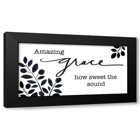 Amazing Grace Black Modern Wood Framed Art Print with Double Matting by LaPoint, Annie
