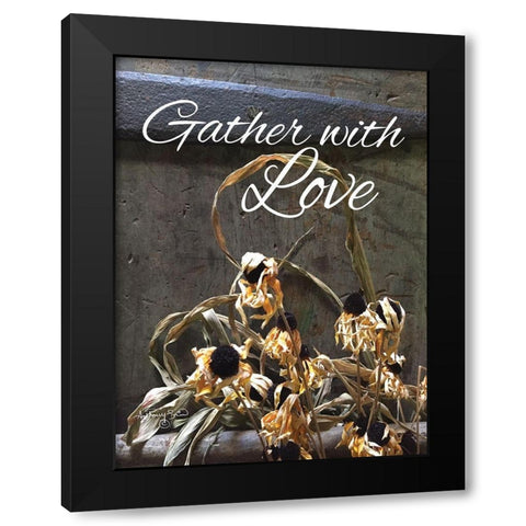 Gather with Love Black Modern Wood Framed Art Print by Smith, Anthony