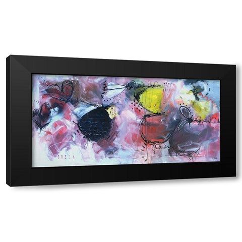 Dance Without You Black Modern Wood Framed Art Print by Rodridgue, Annie