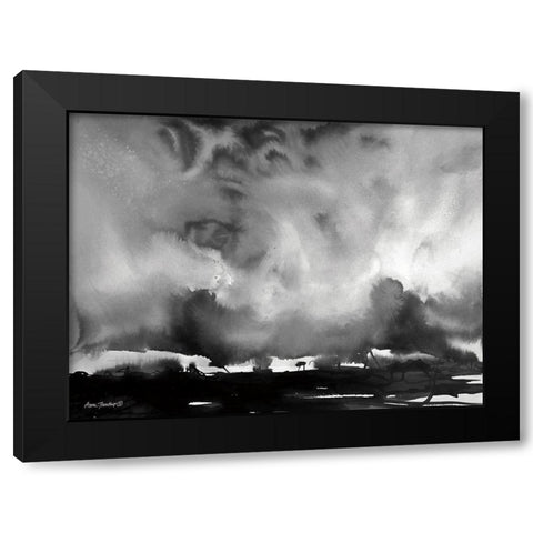 After the Storm   Black Modern Wood Framed Art Print by Thouthip, Anne