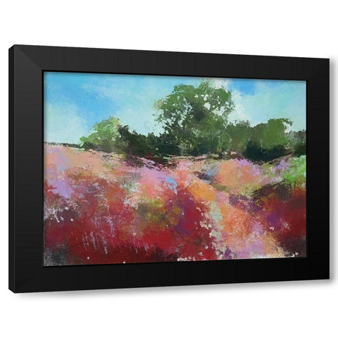 Beautiful Path Black Modern Wood Framed Art Print with Double Matting by Thouthip, Anne