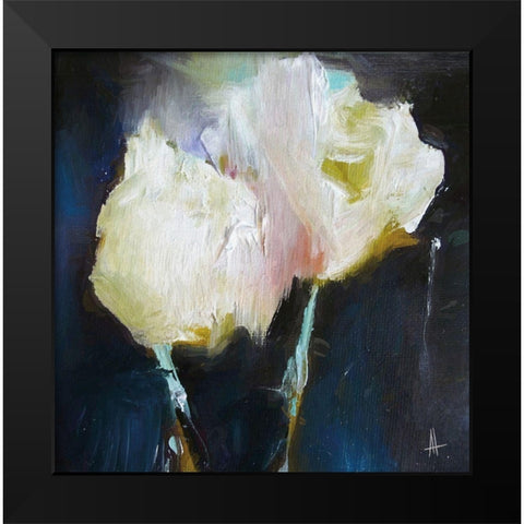 Kissing Jade Black Modern Wood Framed Art Print by Thouthip, Anne