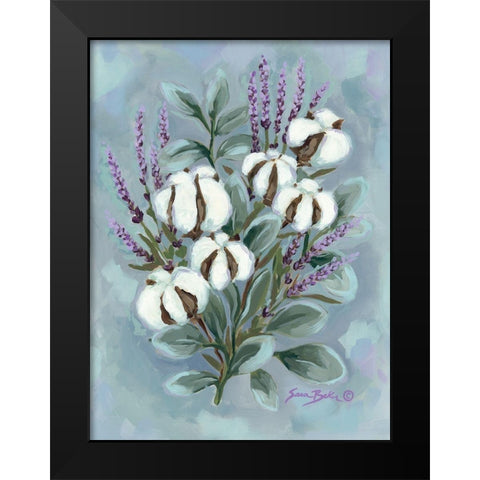 Lavender in the Light I Black Modern Wood Framed Art Print by Baker, Sara