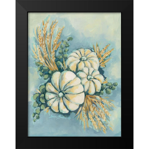 Blue Harvest I Black Modern Wood Framed Art Print by Baker, Sara