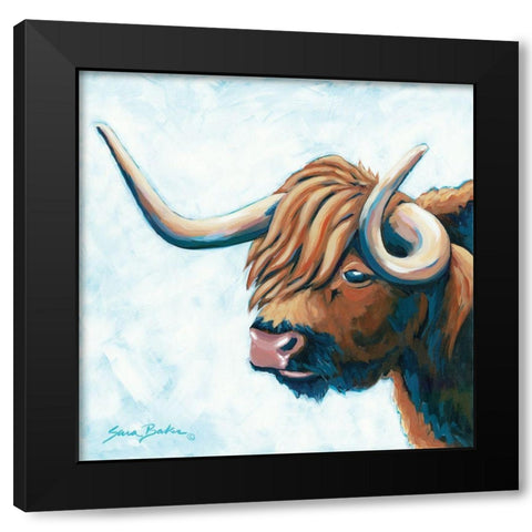 Ode to Ogden Black Modern Wood Framed Art Print by Baker, Sara