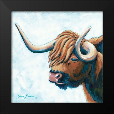 Ode to Ogden Black Modern Wood Framed Art Print by Baker, Sara