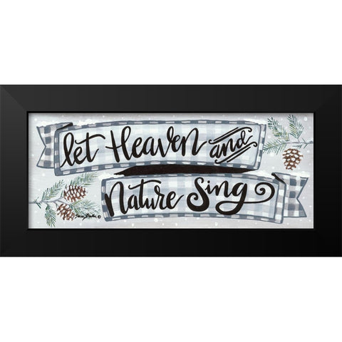 Heaven and Nature   Black Modern Wood Framed Art Print by Baker, Sara