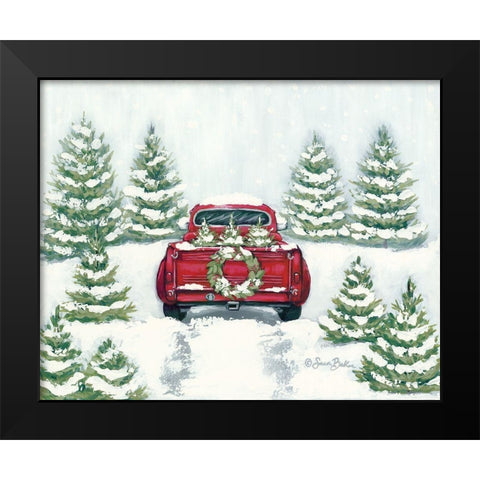 Tree Farm Tradition II Black Modern Wood Framed Art Print by Baker, Sara