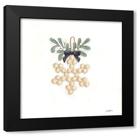 Farmhouse Ornament II   Black Modern Wood Framed Art Print by Baker, Sara