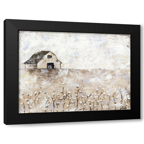 Cotton Farms Black Modern Wood Framed Art Print by Hallowell, Britt