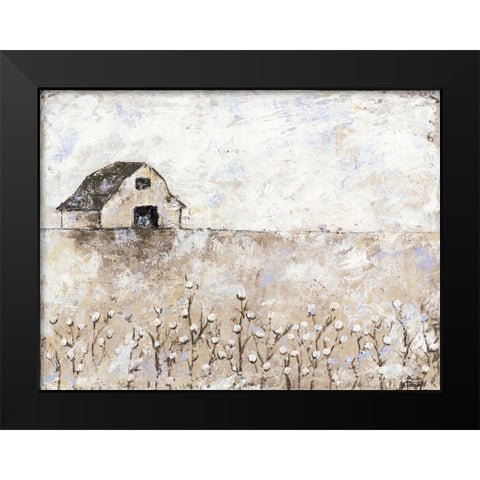 Cotton Farms Black Modern Wood Framed Art Print by Hallowell, Britt