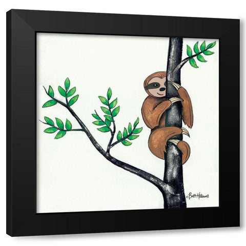 Slo-Mo Fun I Black Modern Wood Framed Art Print by Hallowell, Britt