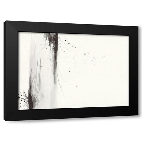Simplification Series I Black Modern Wood Framed Art Print with Double Matting by Hallowell, Britt