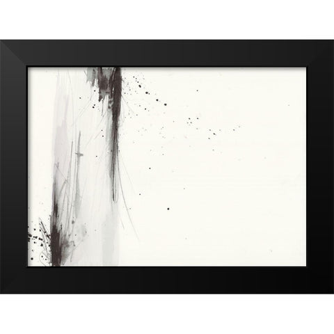 Simplification Series I Black Modern Wood Framed Art Print by Hallowell, Britt