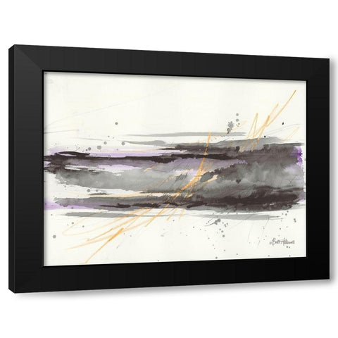 Simplification Series IV Black Modern Wood Framed Art Print by Hallowell, Britt