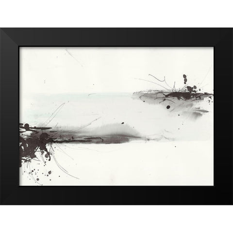 Simplification Series VIII Black Modern Wood Framed Art Print by Hallowell, Britt