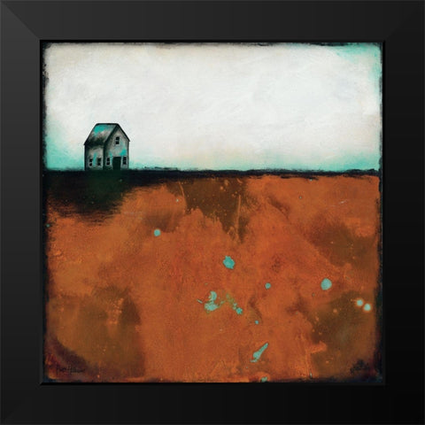 Country Solace Black Modern Wood Framed Art Print by Hallowell, Britt