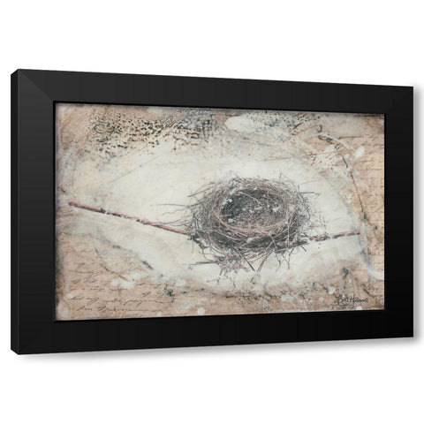 Wintering Black Modern Wood Framed Art Print by Hallowell, Britt