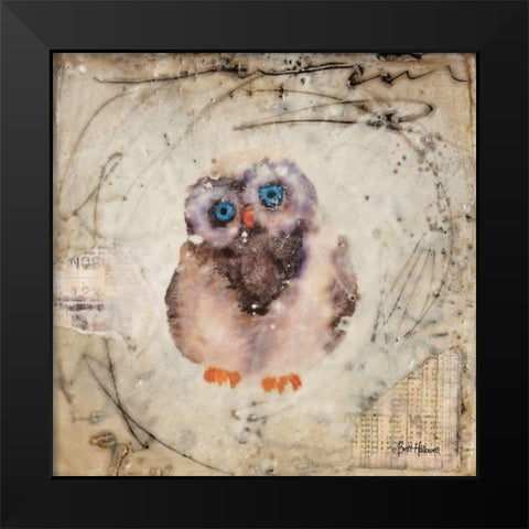 The Wonder Years I Black Modern Wood Framed Art Print by Hallowell, Brit