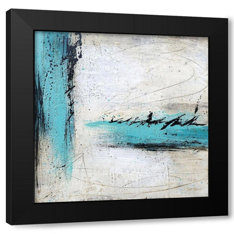 Chasing Waterfalls Black Modern Wood Framed Art Print by Hallowell, Brit